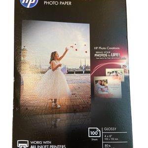 Hp Premium Plus Photo Paper Glossy 4x6”